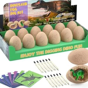 Dinosaur Egg Dig Kit - Brown